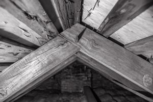 Carpenter's marks at ridge of common rafters, 1792